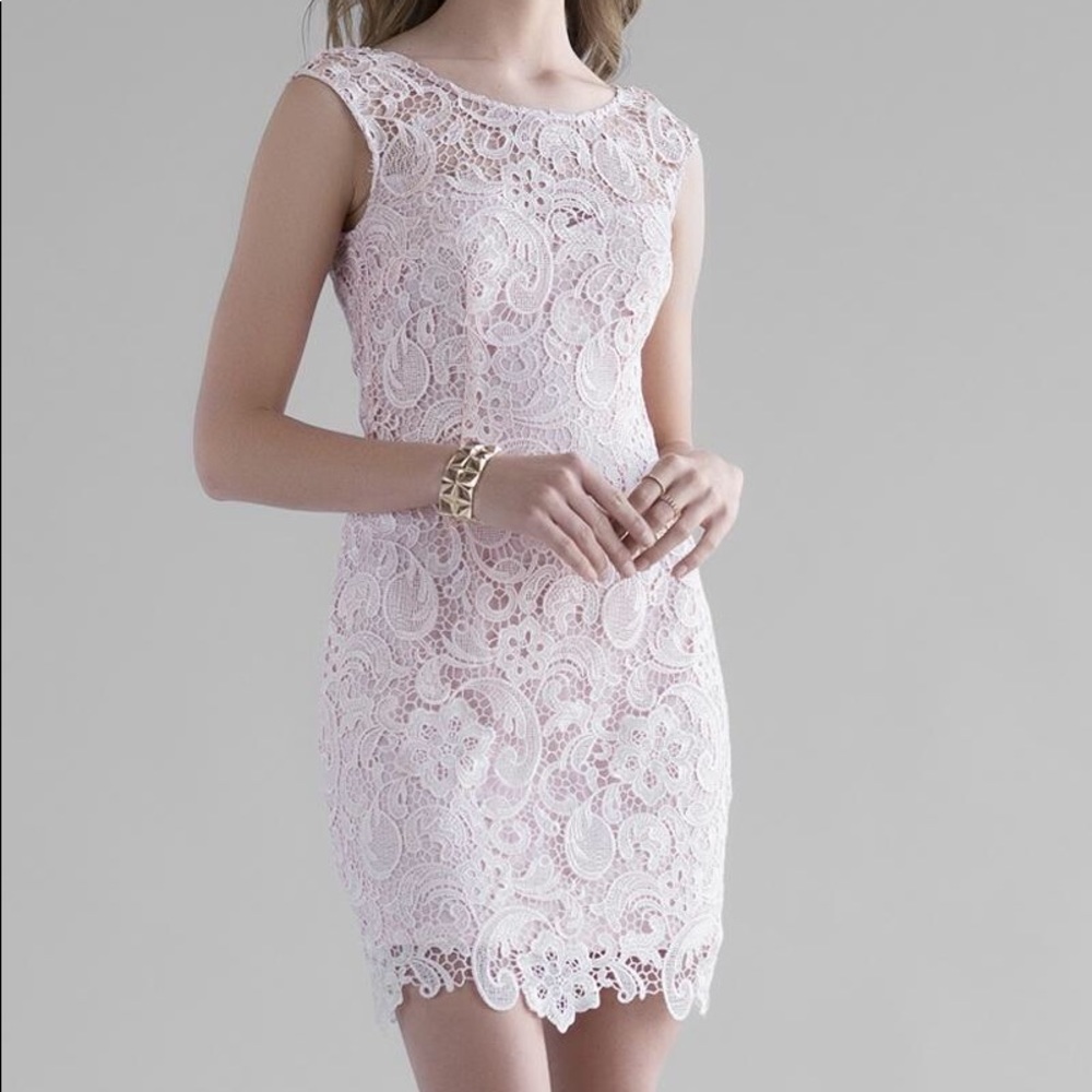 Genova Blush Lace Dress size medium